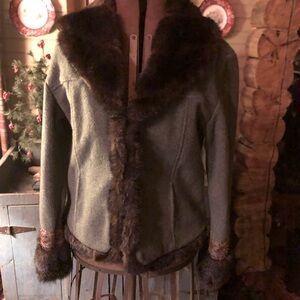 Tasha Polizzi Collection green jacket